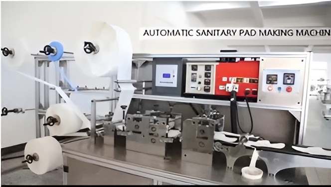 Fully Automatic Sanitary Pads Manufacturing Machine